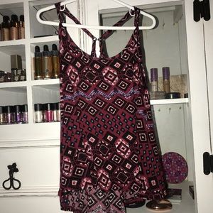 Tribal print tank
